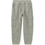 Cargo Elastic Waist Lined Knee Pocket Joggers, Grey
