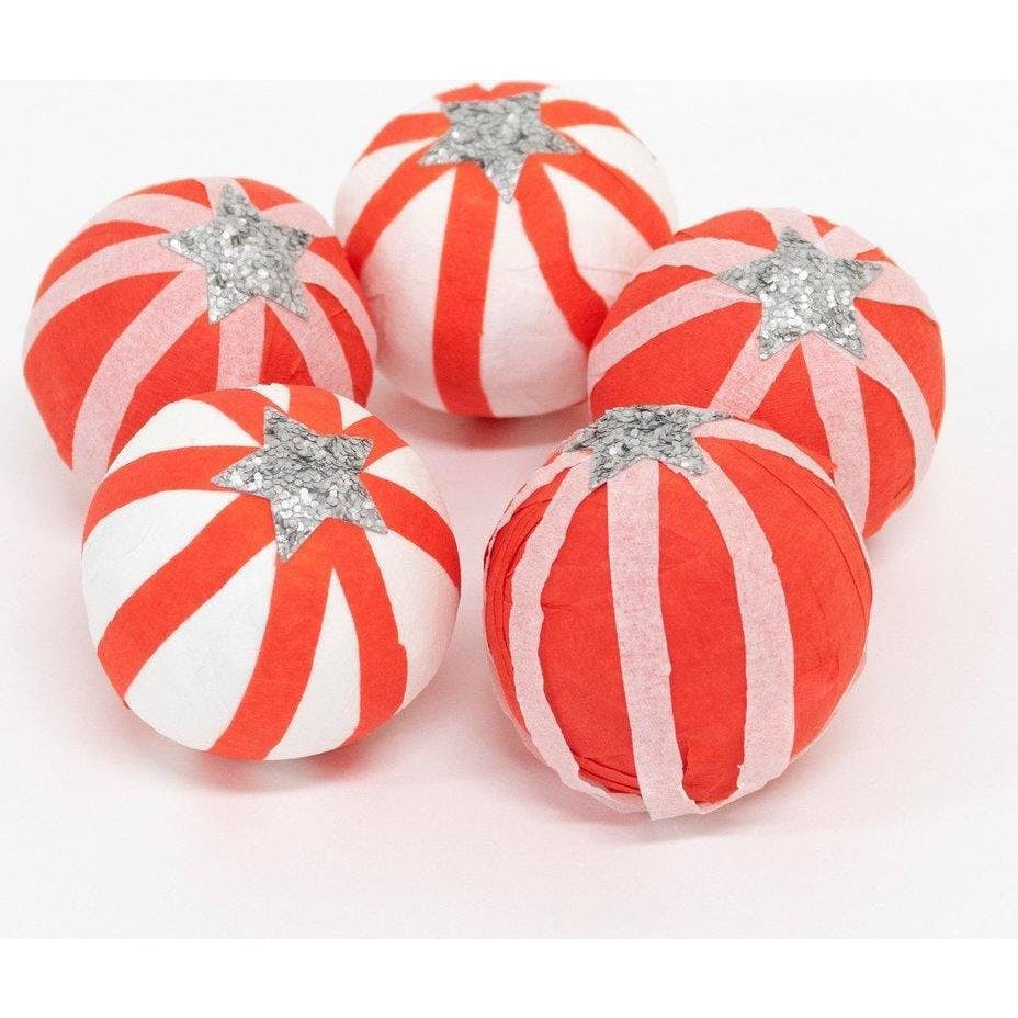 Peppermint Candy Surprise Balls