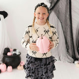 Bat Trellis Halloween Sweater