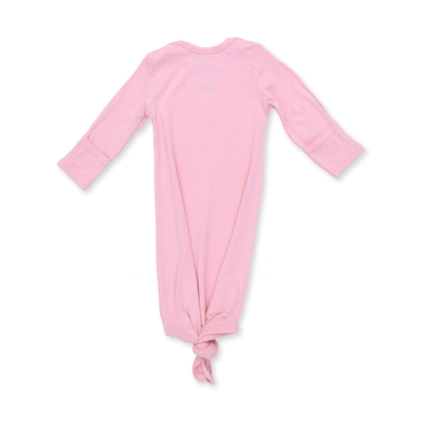Solid Candy Pink - Knotted Gown and Headband