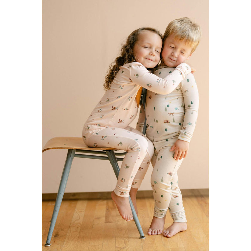 Toddler Modal Pajama Set in Birds