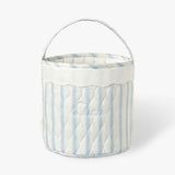 Quilted Storage Basket - Seaside Stripe