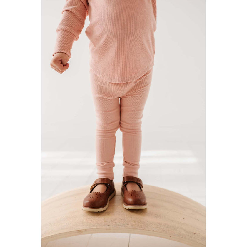 Ribbed Leggings Lavender Cloud