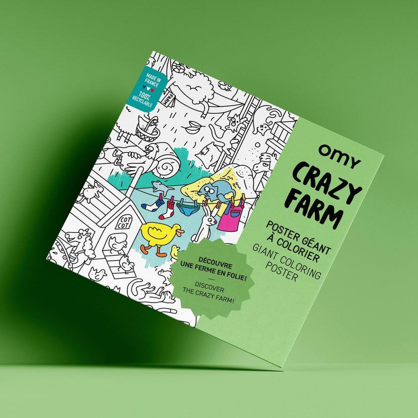 GIANT COLORING POSTER - FARM