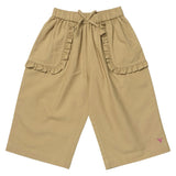 Girls Bailey Ruffle Pant - Khaki