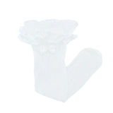 Layered Ruffle Bow Socks