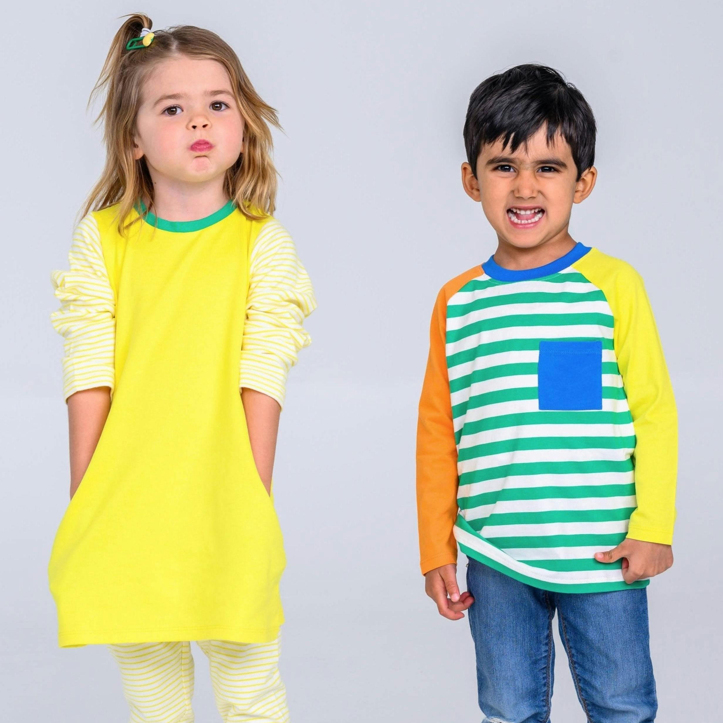 Long Sleeve Multicolor Raglan T-Shirt
