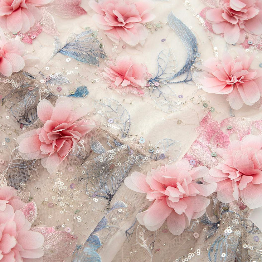 Rosalia Embroidered Mini Dress