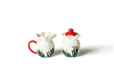 Balsam Stripes Ruffle Cream and Sugar Set