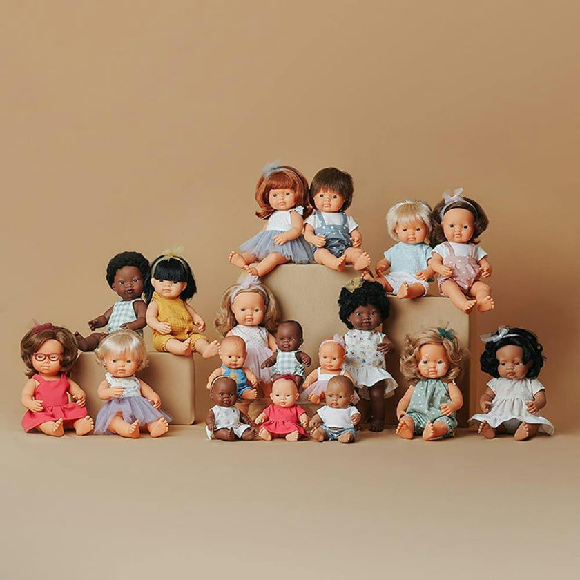My Friends and Me Collection Baby Girl Doll with Dark Blonde Hair and Vitalago - 15"