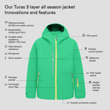 Turas 3 layer all season jacket