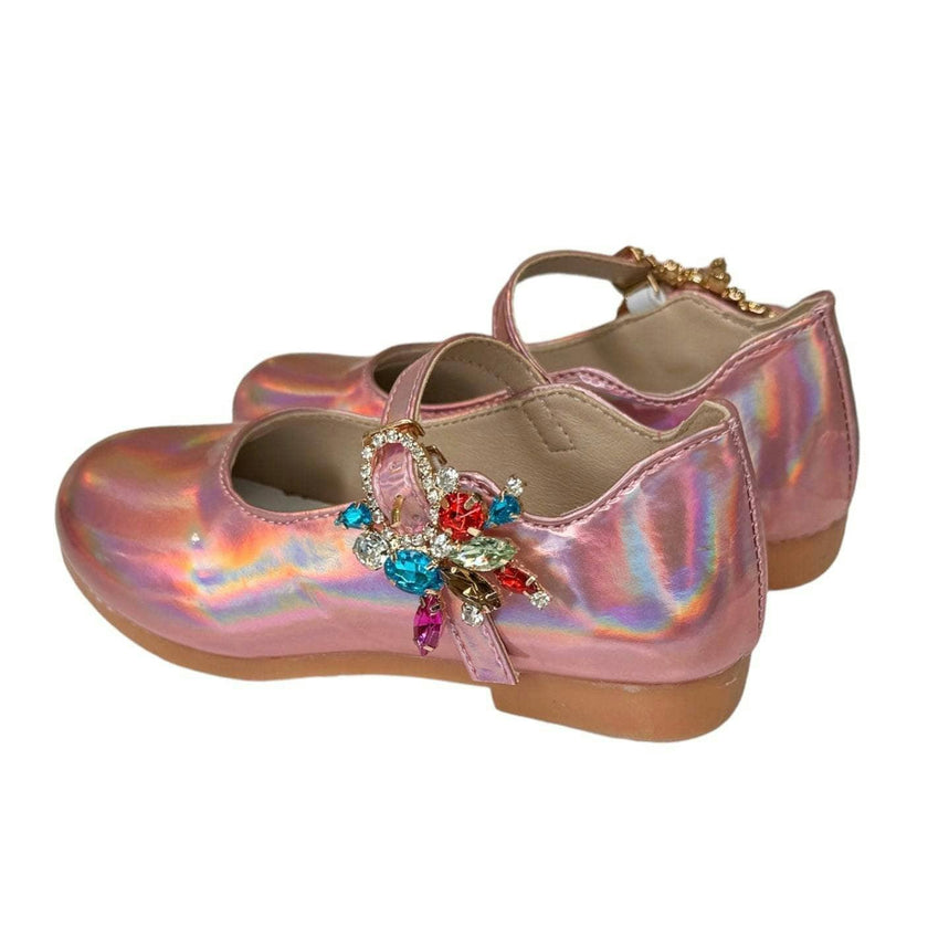 Gem Hologram Ballet Flats