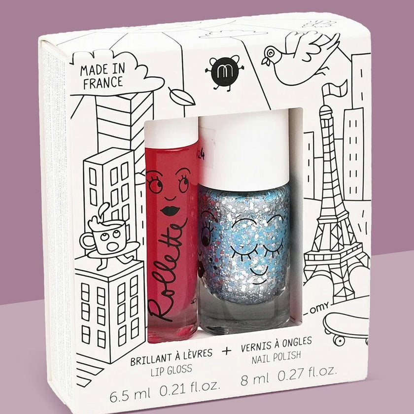 Nail Polish and Lip Gloss Set for Kids MAGIQUE