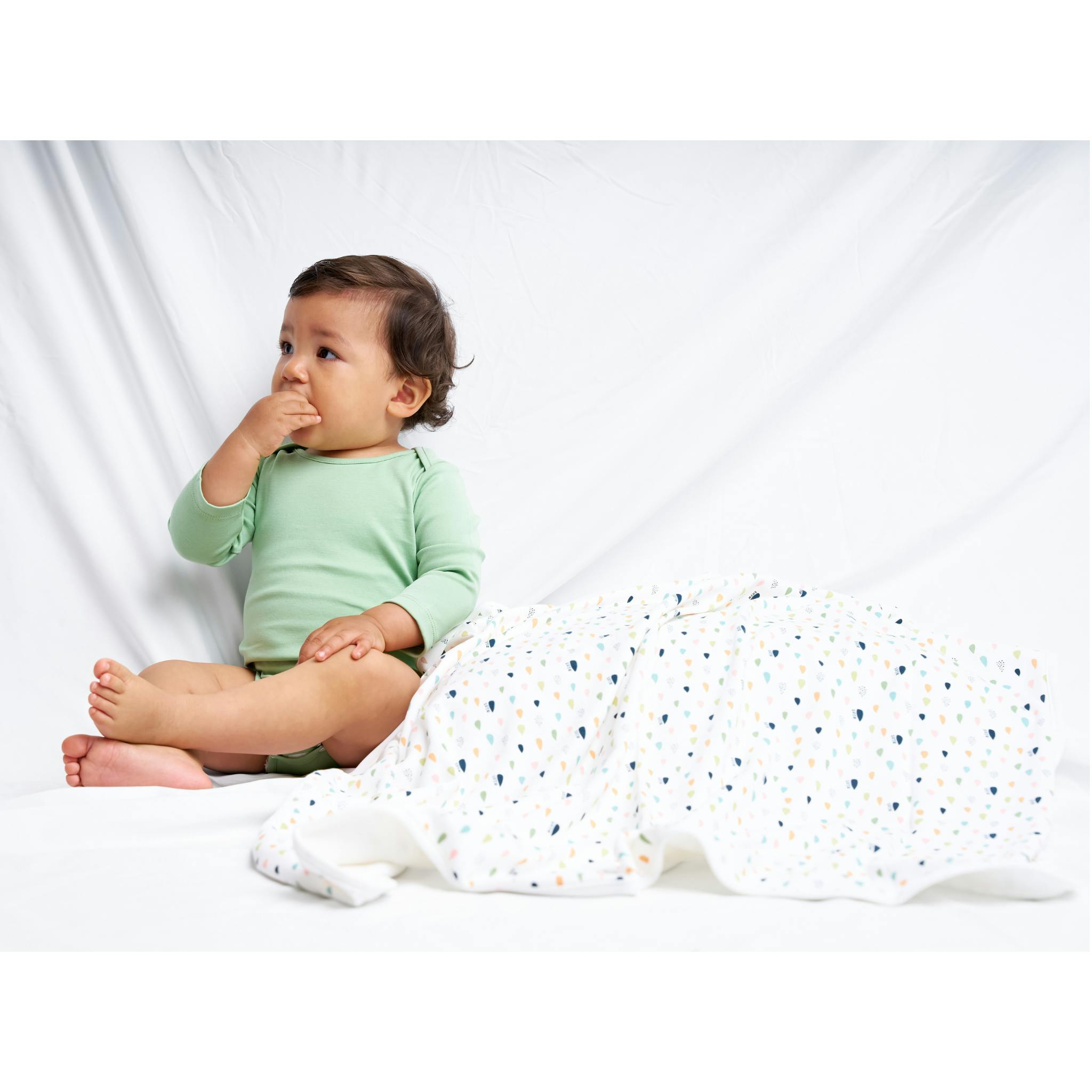 Tiny Drops Baby Blanket