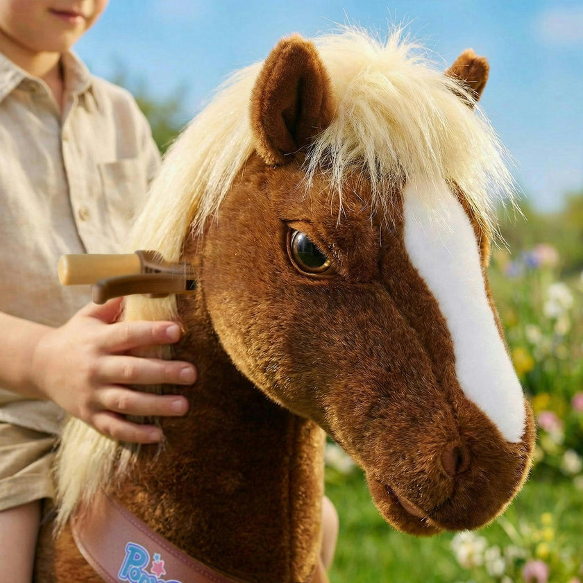 Model Y® Horse Ride-On Toy Age 4–7 – Brown
