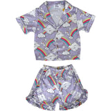 I Dream Of Rainbows Silk Shirt & Short Set