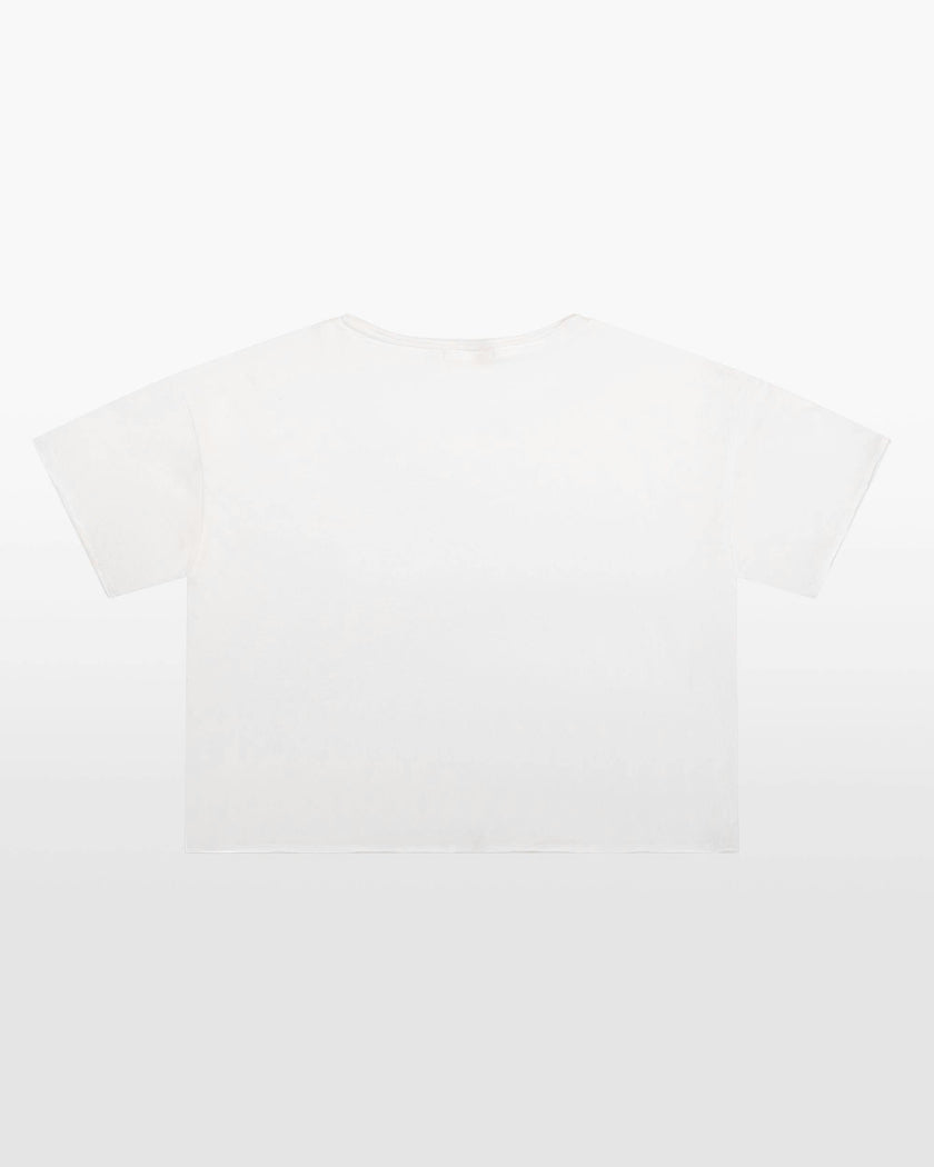 Cotton Jersey Raw Edge Pocket Tee