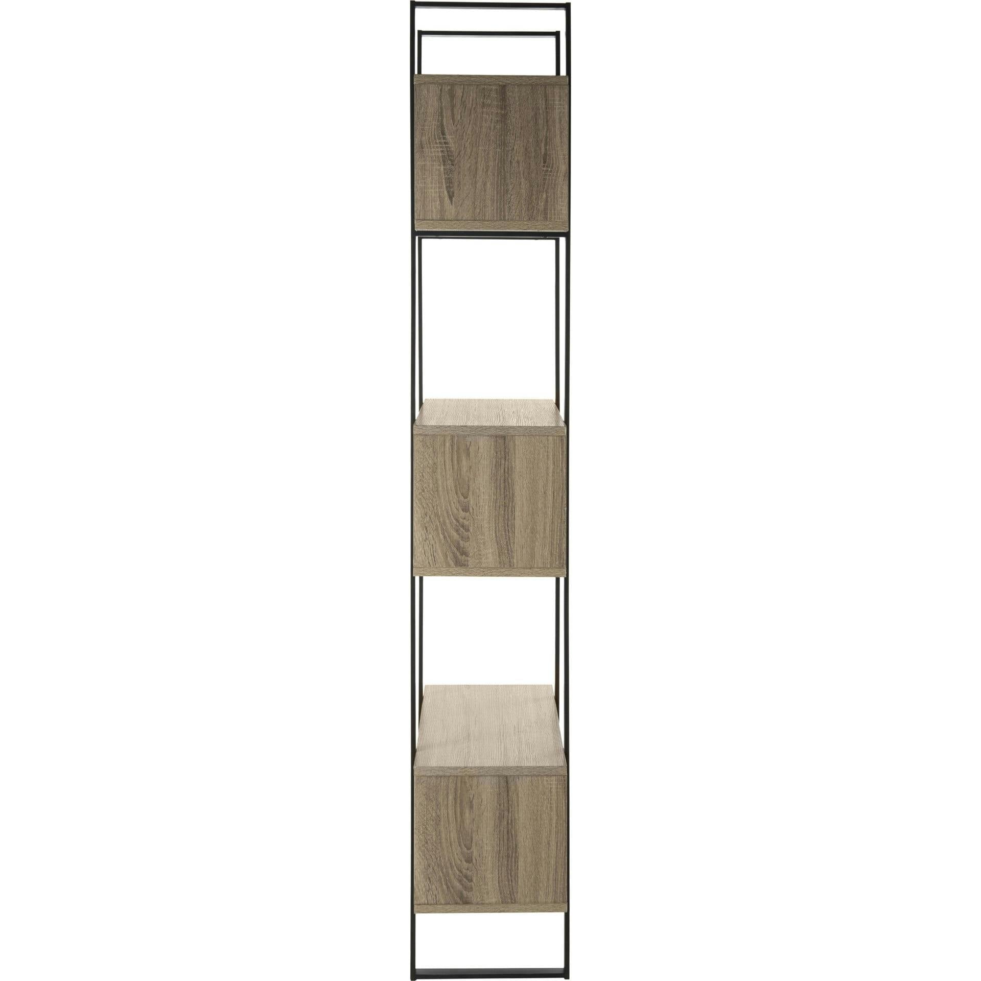 Adhara Retro Mid-Century Wood Etagere