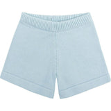 Unisex Light Blue Knit Short