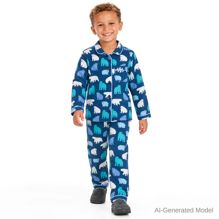 Boys (4-7) Pajama Set | Polar Bears