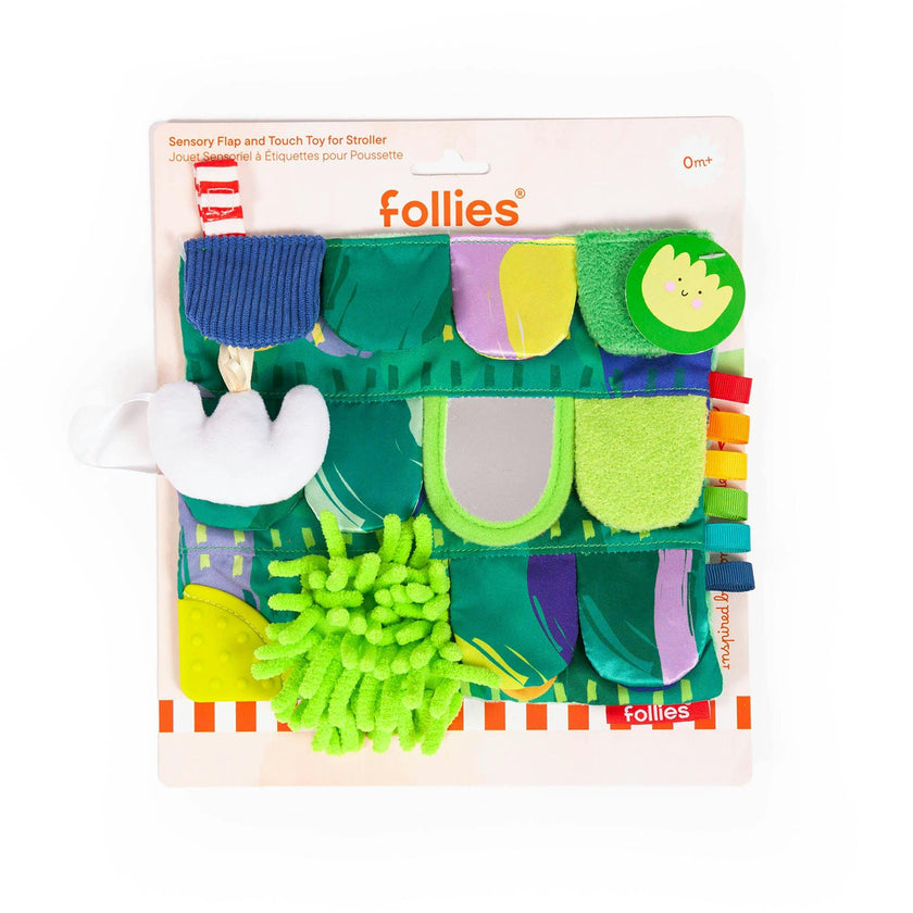 Sensory Garden Flap Stroller Toy