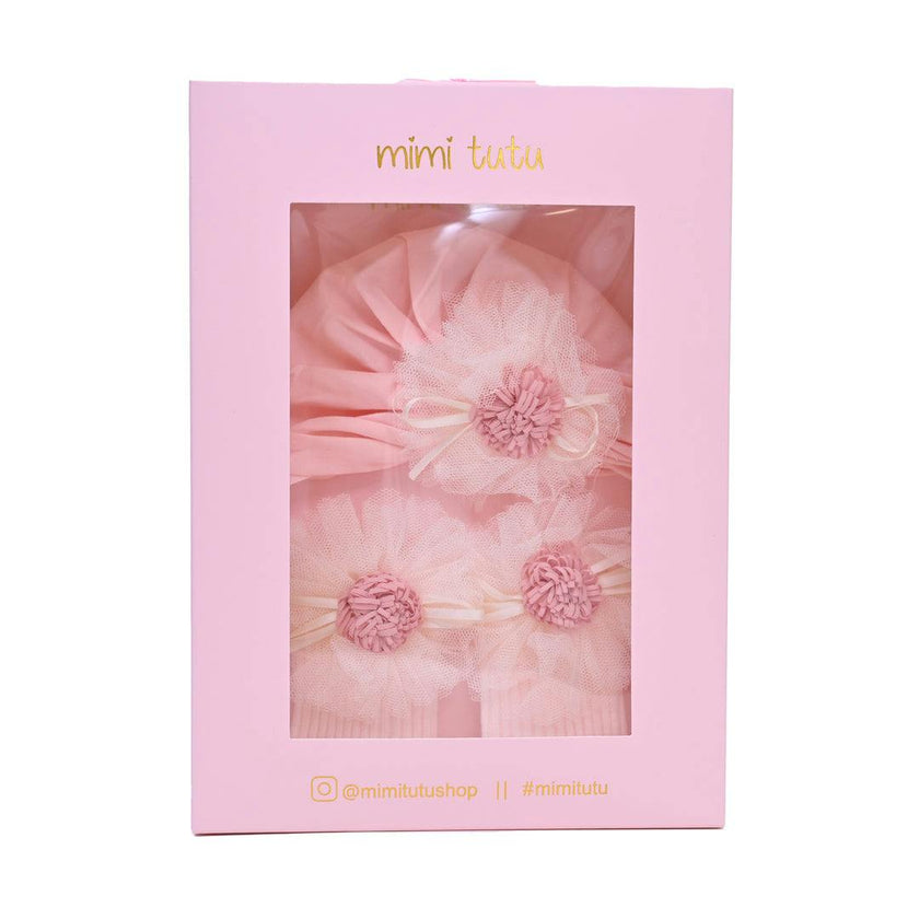 Pink Flower Ivory Petal Gift Set