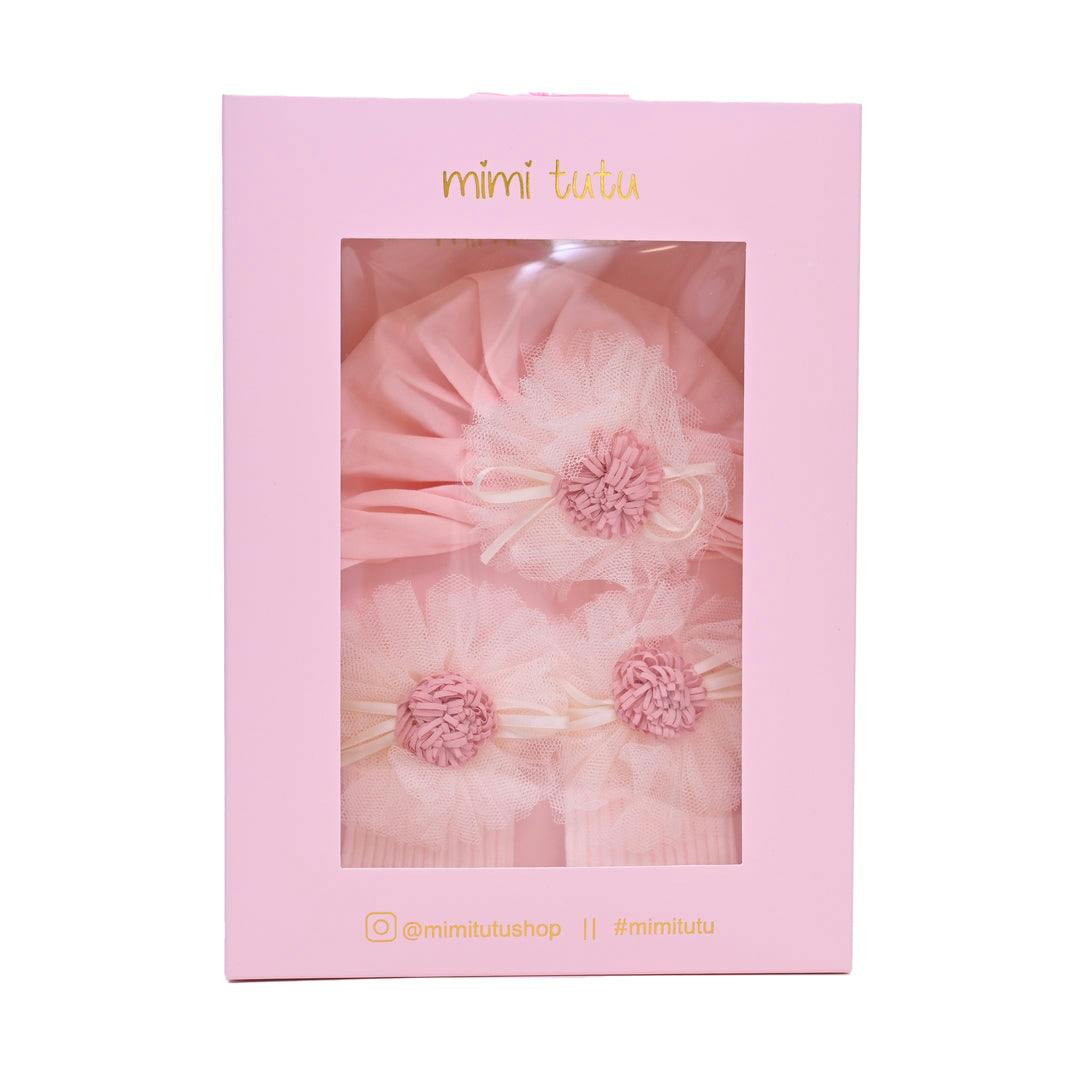 Pink Flower Ivory Petal Gift Set