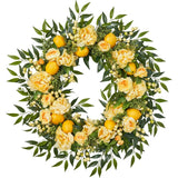 Lemonade Peony & Lemon Everyday Spring Summer Front Door Wreath