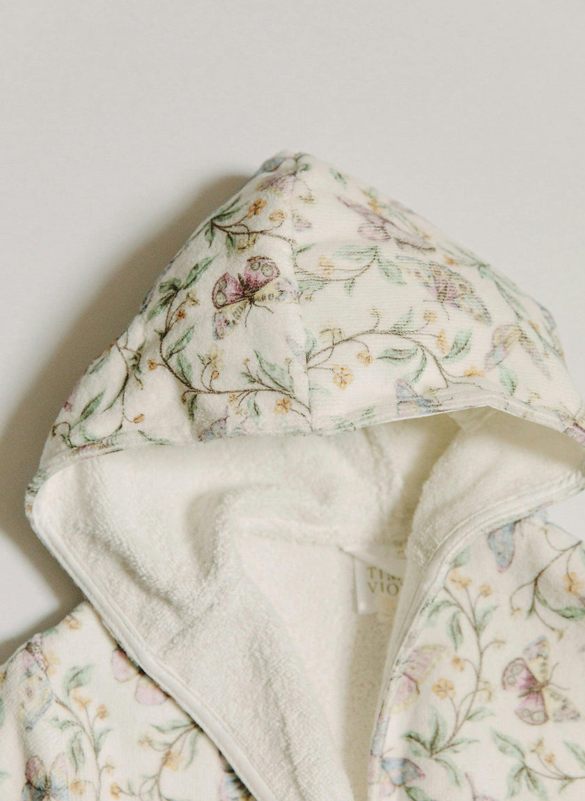 Organic Children’s Bathrobe – Botanical Whisper