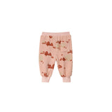 Baby Terry Mountains Print Ribbed Hem Drawstring Joggers