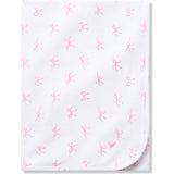 Pima Baby Blanket in Blushing Bows