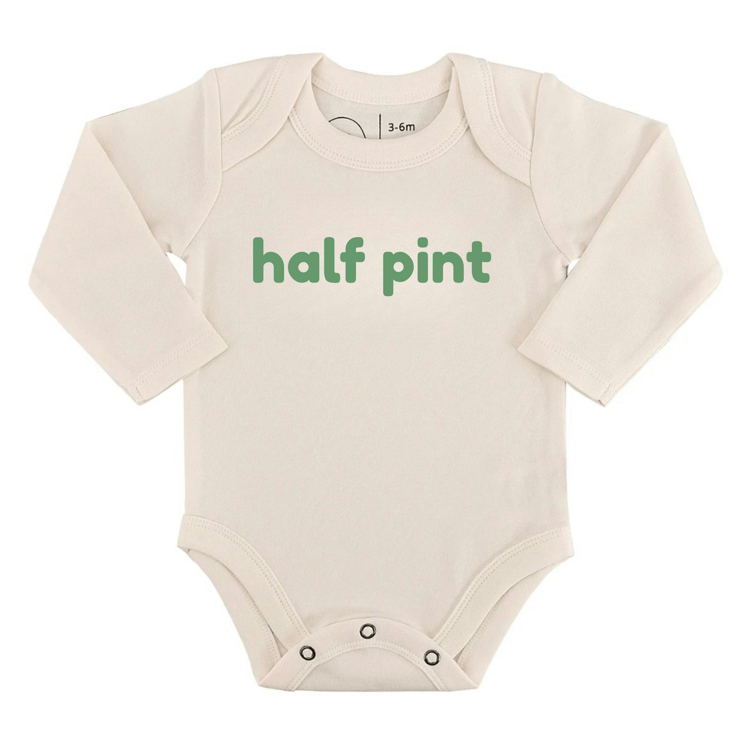 long sleeve graphic bodysuit | half pint