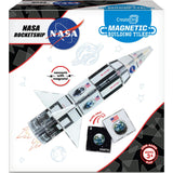 NASA Rocketship Magnetic Tiles 18-Piece Set