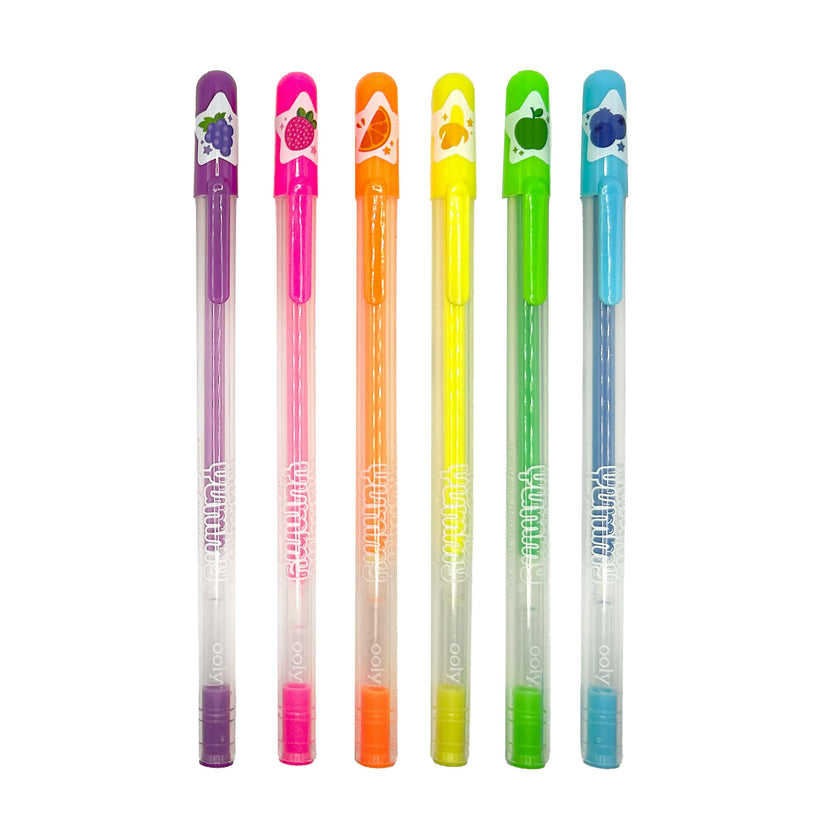 Yummy Yummy Scented Gel Pens - Neon - Set of 6