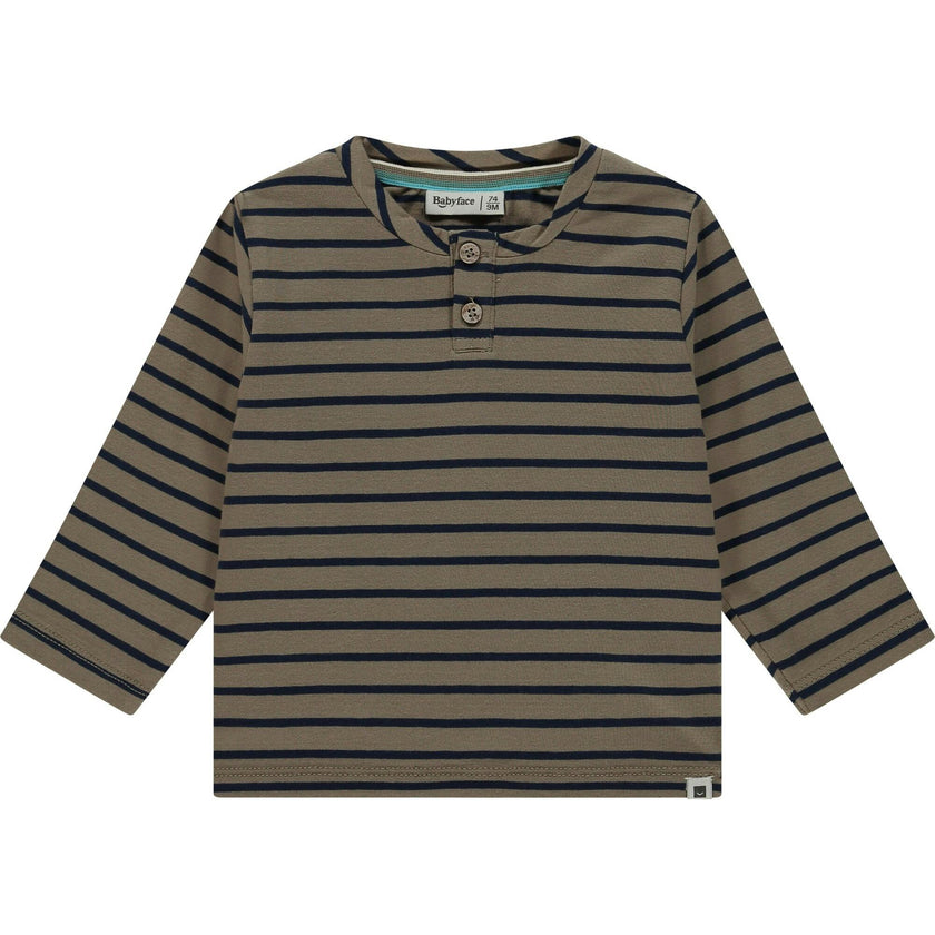 Striped Henley Shirt