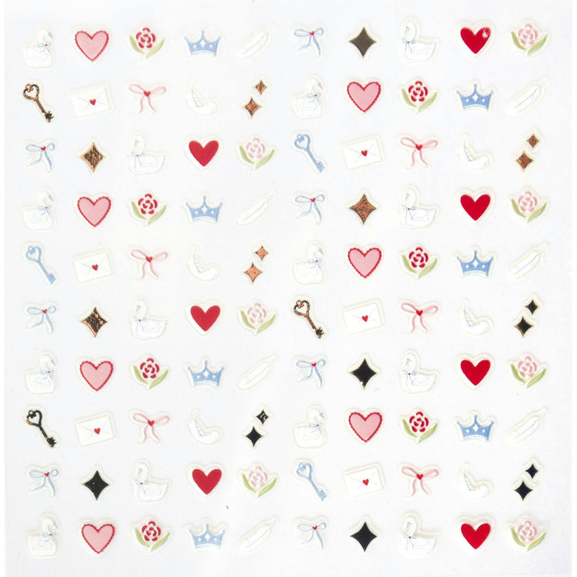 Love Birds Nail Stickers