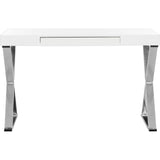 Paley Lacquer & Chrome Desk