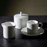Creamer Zig Zag  White Diam. 3.5"