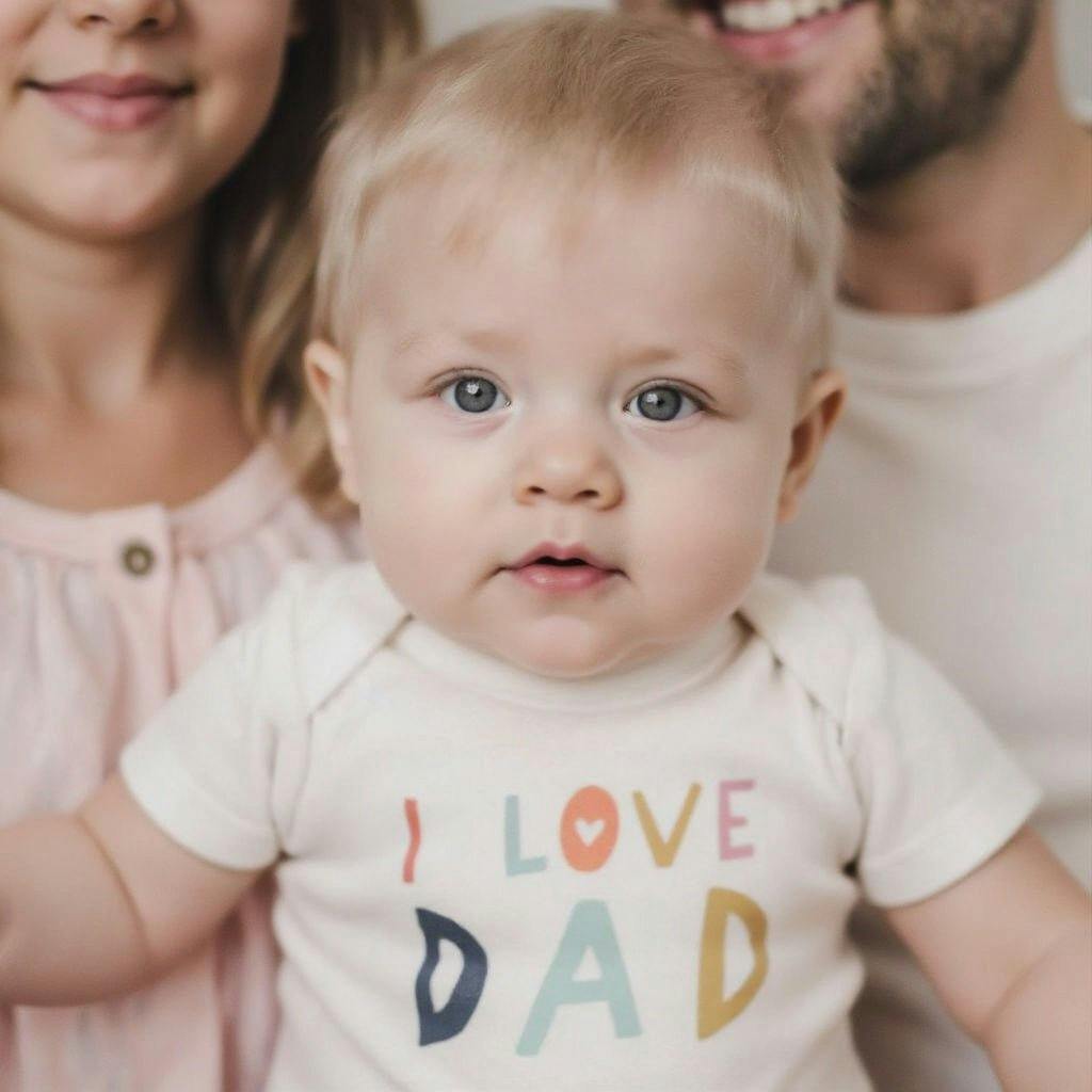 graphic bodysuit | love dad