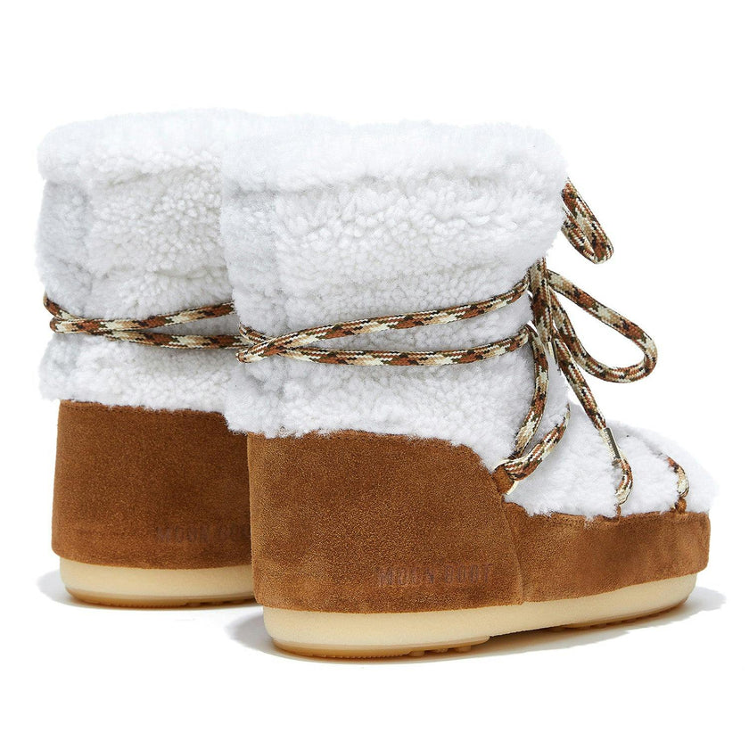 MOON BOOT FULL MOON Shearling Mid Boots Brown