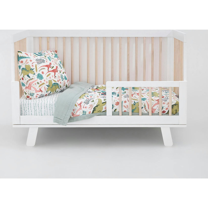Cotton Muslin Toddler Bedding 3 Piece Set - Boho Dino