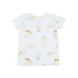 Vintage Spring Ducklings Green - Loungewear Short Set