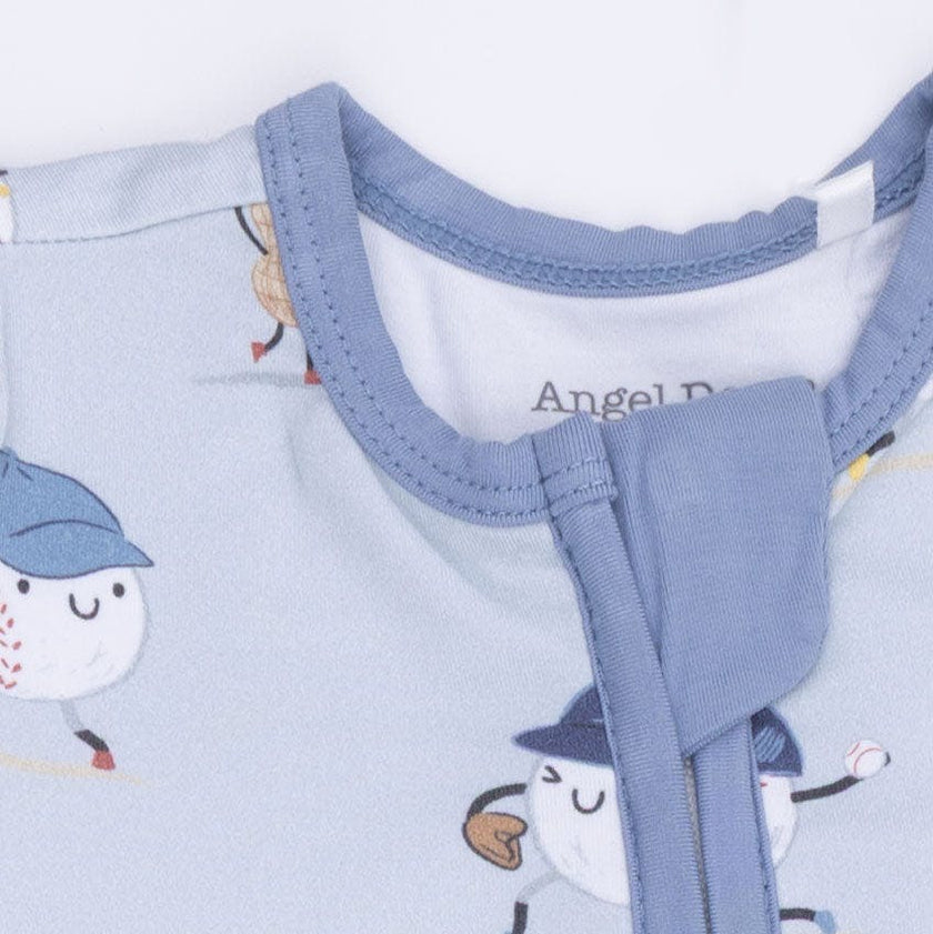Baseballs Playing Baseball - Convertible Romper