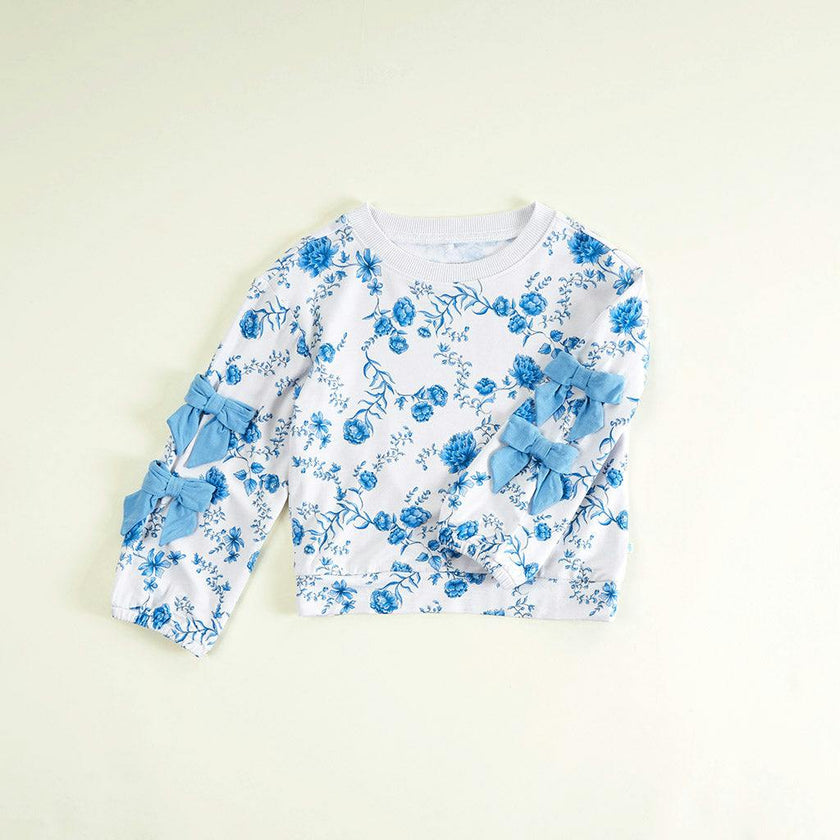 Hattie French Terry Bow Sweatshirt