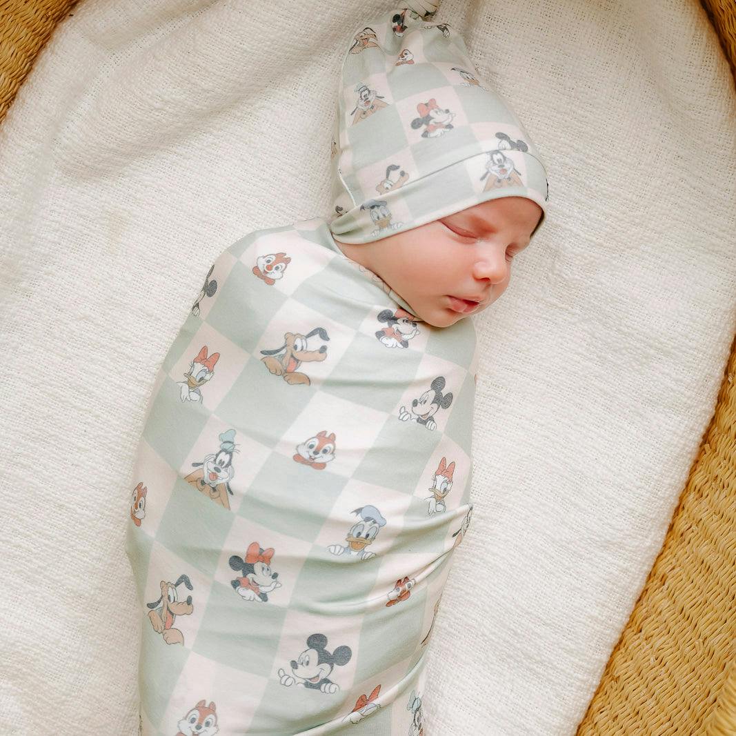 Knit Swaddle Blanket - Mickey Mouse and Friends