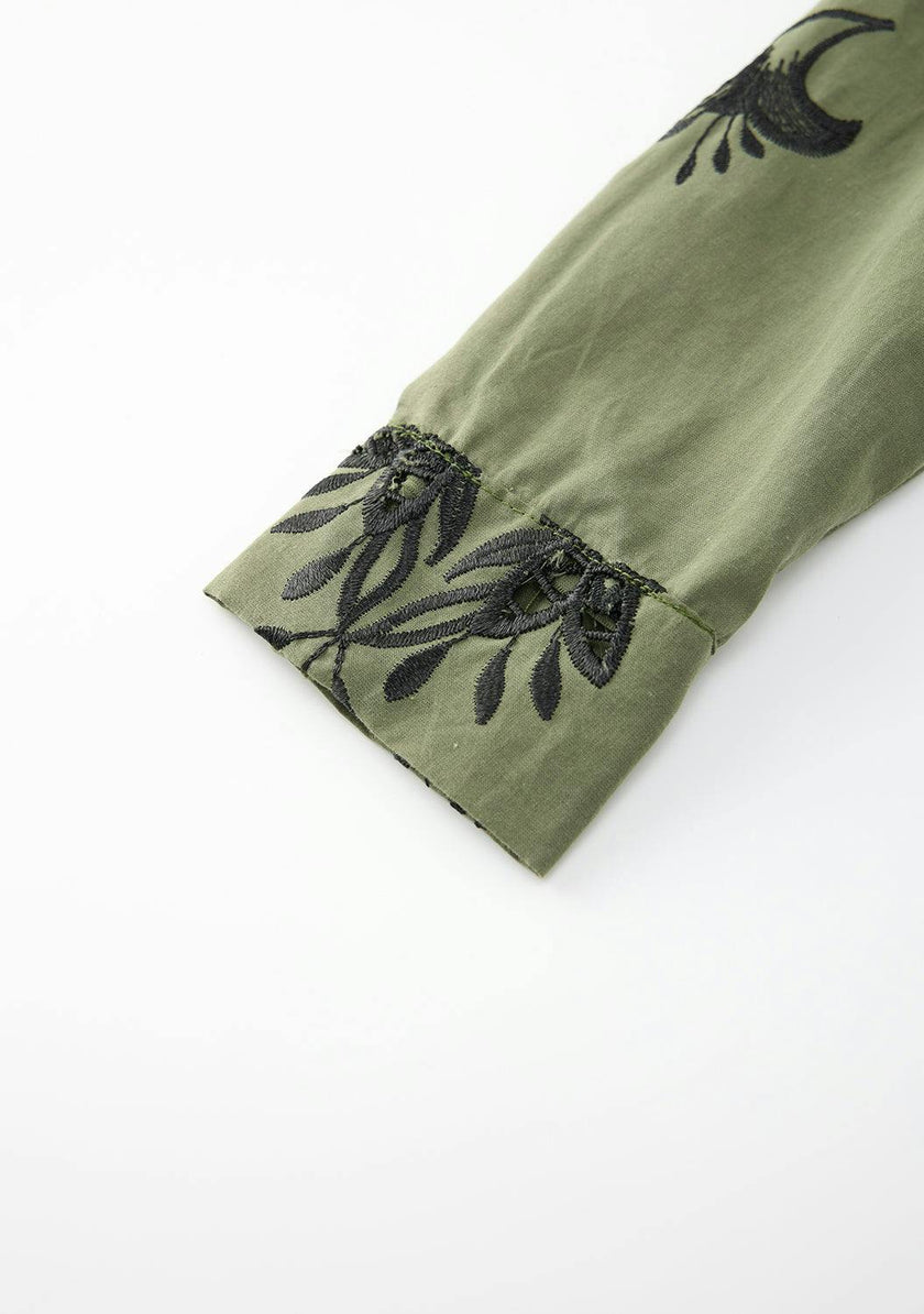 Maia Embroidery Mini Dress