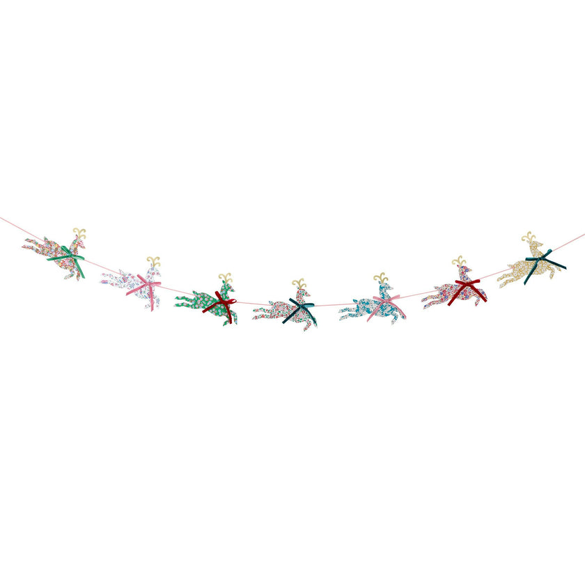 Meri Meri x Liberty Reindeer Garland
