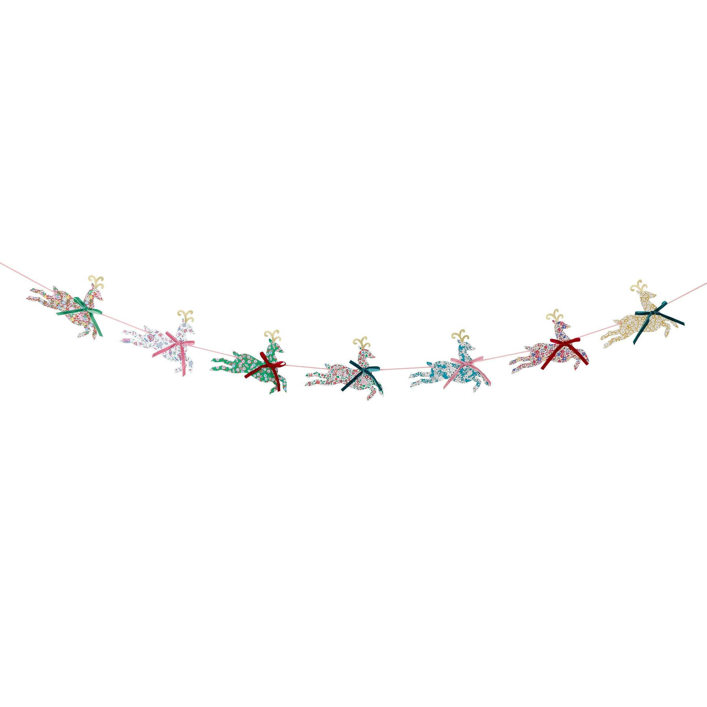 Meri Meri x Liberty Reindeer Garland