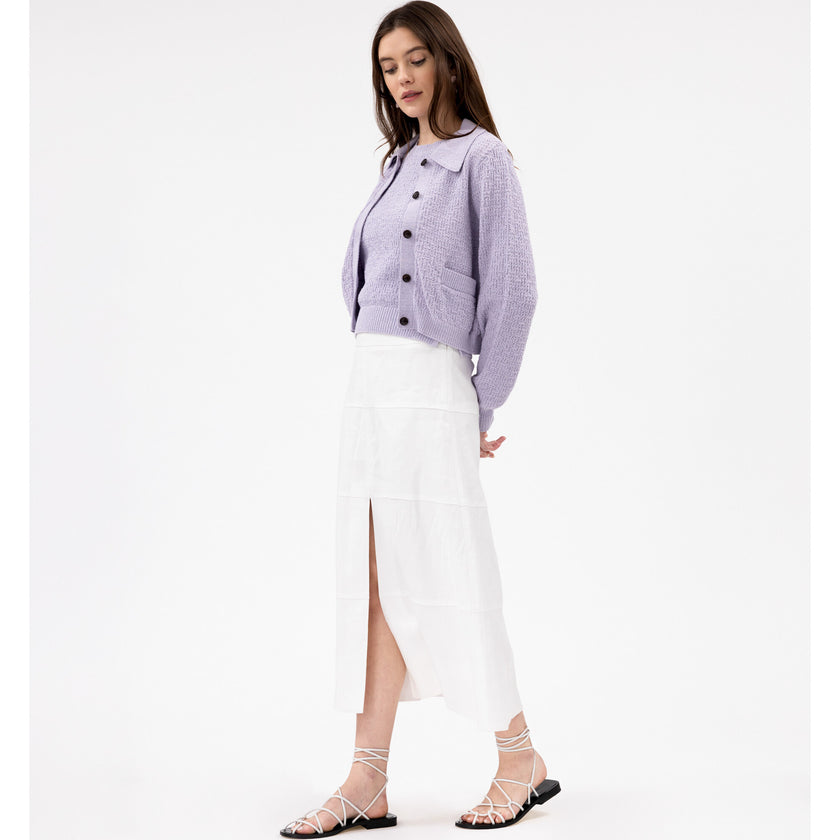 Veronica Cardigan, Purple
