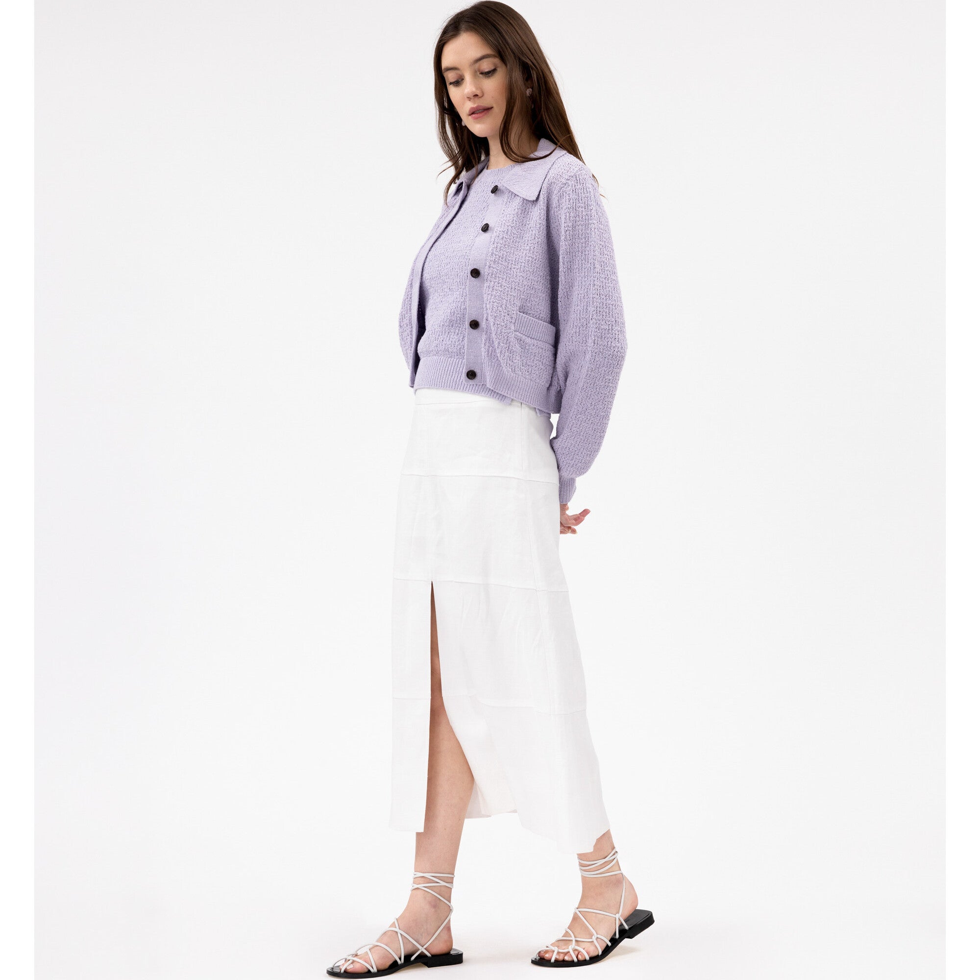 Veronica Cardigan, Purple